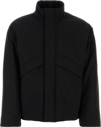 Ferragamo Black High Neck Padded Jacket