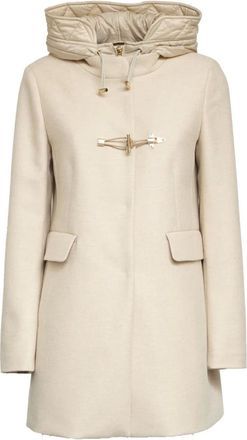 Fay Dames, Mantels, Beige, Maat: XL Wol