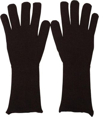 Dolce & Gabbana Gloves - Heren - Handschoenen - Bruin - ONE Size - Kasjmier - Accessoires