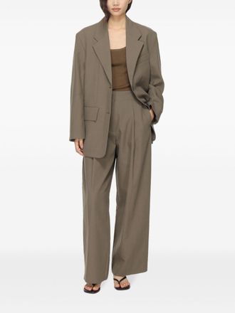 STUDIO NICHOLSON Wollen Enkelbreasted Blazer Jas