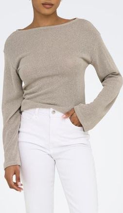 Only Spezia Life Boat Neck Top in String at Nordstrom Rack, Size X-Small