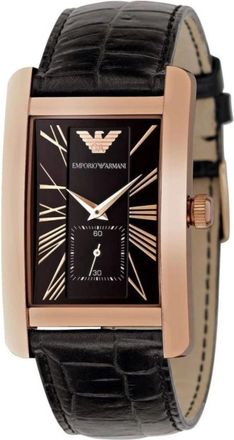 Emporio Armani Orologio Rettangolare Ar0168 - - Accessories - Uomo - Rosa - ONE SIZE
