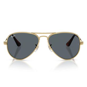 Ray-Ban Sunglasses Rb3925 001/R5 Aviator Max Gold Arista/Blue Unisex