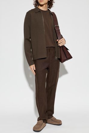 Sams&oslash;e & Sams&oslash;e Trousers Sajabari, Mens, Brown