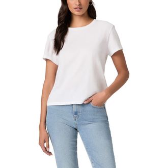 Paige Haven Pima Cotton T-Shirt in White at Nordstrom, Size X-Large
