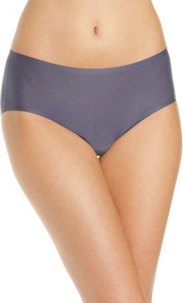 Chantelle Soft Stretch Seamless Hipster Panties in Dark Charcoal at Nordstrom