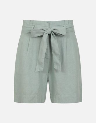 Mountain Warehouse Womens Mountain Warehouse Womens/Ladies Oatley Linen Blend Shorts - Green - Size: 20/32in