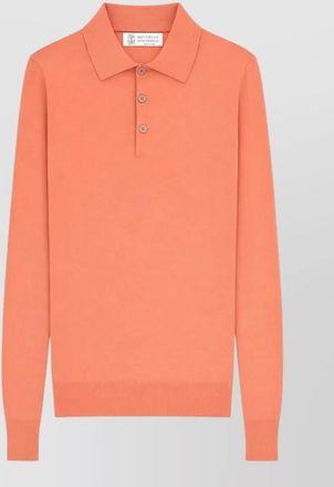 Brunello Cucinelli cotton knit polo shirt