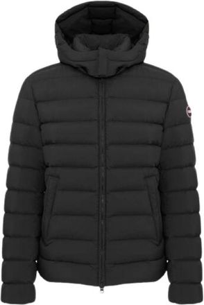 Colmar Down Jacket With Detachable Hood - Heren - Gewatteerde jassen - Zwart - XS - Leer - Jassen