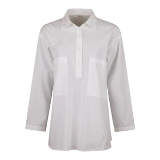 Stenstr&ouml;ms Elin Blouse - Dames - Blouses - Wit - L - Katoen - Overhemden