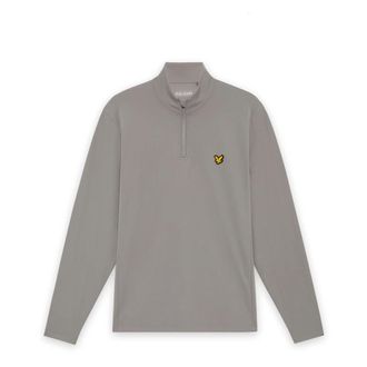 Lyle & Scott Golf Core Quarter Zip Midlayer - Heren - Tops - Grijs - Maat: S