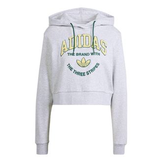 adidas (WMNS) adidas VARSITY Graphic Hoodie Asia Sizing Grey IT9846
