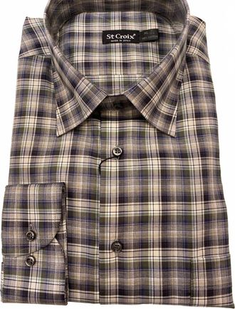 St. Croix Mens 6006 Pesto Marl In Grey, Olive, Blue