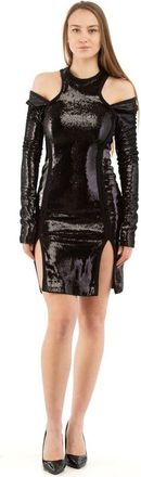 Moschino Black Polyester Cocktail Womens Dress