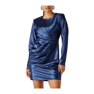 Y.A.S Y.a.s, Kleedjes, Dames, Blauw, S, Polyester, Gisela LS Dress