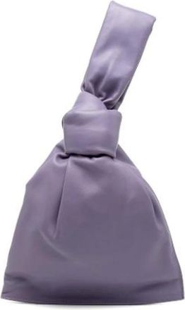 Bottega Veneta Pre-owned Clutches, female, Purple, Size: ONE SIZE Pre-owned BV Twist