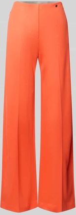 Marc Cain Stoffhose aus Viskose-Mix mit B&uuml;gelfalte in Koralle, Gr&ouml;&szlig;e 34