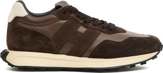 Hogan Stijlvolle Leren Sneakers voor Mannen - Heren - Sneakers - Bruin - 44 EU - Leer - Schoenen