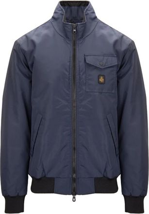 RefrigiWear Bomber Jassen - Heren - Bomber jackets - Blauw - L - Polyester - Jassen