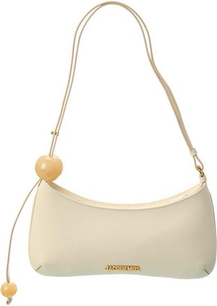 Jacquemus Le Bisou Perle Leather Hobo Bag