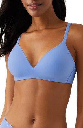 Wacoal How Perfect Wire Free T-Shirt Bra in Blue Hydrangea at Nordstrom Rack, Size 32Ddd