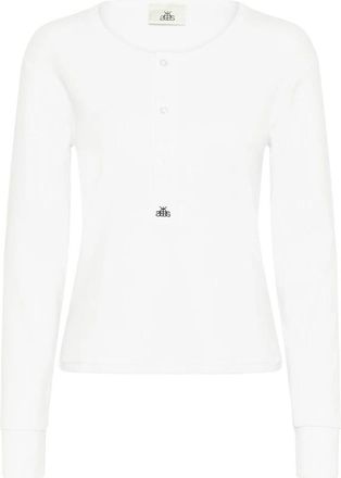 Karen by Simonsen Long Sleeve Tops - Dames - Longsleeves - Wit - S - Tops
