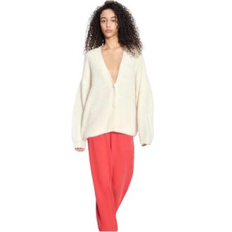 American Vintage East Cardigan - Dames - Truien - Wit - Maat: M/L Zijde
