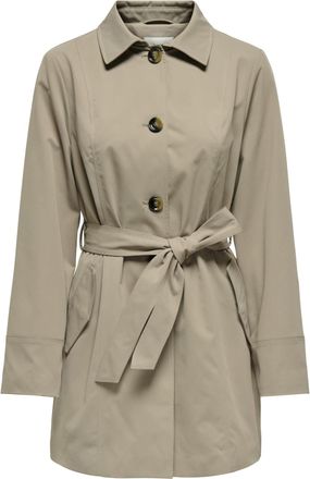 Jacqueline de Yong JdY Womens Jdyisadora Trenchcoat Isadora OTW Hab Trench Coat, Weathered Teak, XL