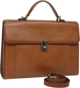 Burberry Pre-owned Handbags, female, Brown, Size: ONE SIZE Pre-owned Hand Bag