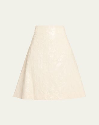 A.W.A.K.E. Knee-Length A-Line Skirt