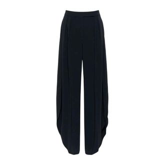 Max Mara Broeken, Dames, Blauw, XS, Flared Broeken