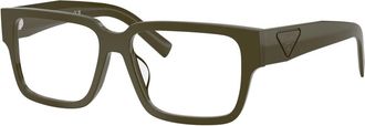 Prada Glasses, unisex, Green, Size: 55 MM D10Vd Eyeglasses