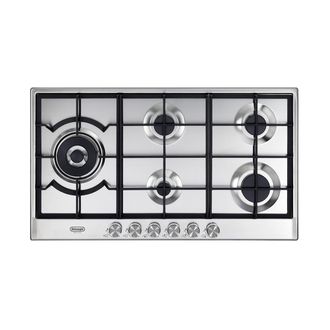 DeLonghi Placa De Gas Empotrada Delonghi Nsl 590d X De 90 Cm Y 5 Quemadores En Acero Inoxidable