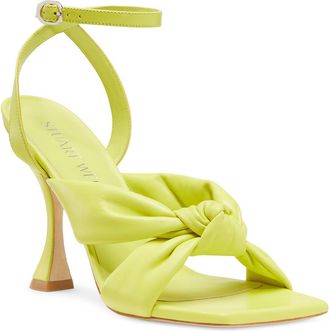 Stuart Weitzman Playa Ankle Strap 100 Knot Sandal in Pistachio at Nordstrom Rack, Size 11.5
