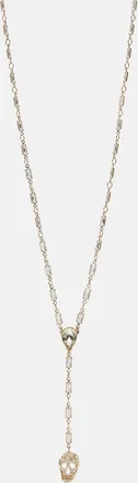Alexander McQueen Skull crystal-embellished necklace