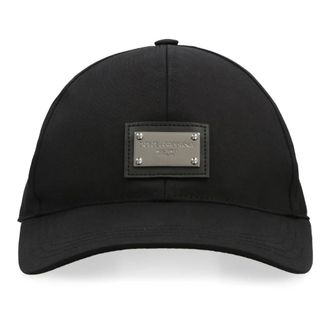 Dolce & Gabbana Gh590A Baseball Cap - male - Dolce & Gabbana - Hats & Caps - Black - 58 CM - Accessories