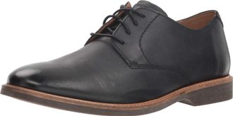 Clarks Mens Atticus Lt Lace Oxford, Black Leather, 11 UK