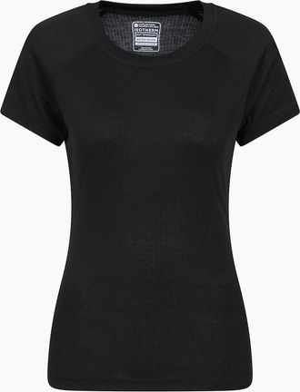 Mountain Warehouse Womens Mountain Warehouse Womens/Ladies Talus Thermal Top - Black - Size: 10