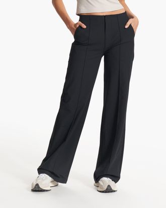 Vuori Clothing Womens Meta Wideleg Pants | Black | Medium
