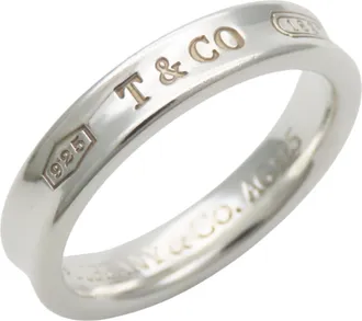 Tiffany & Co. Silver Silver 925 Band Ring (Pre-Owned)