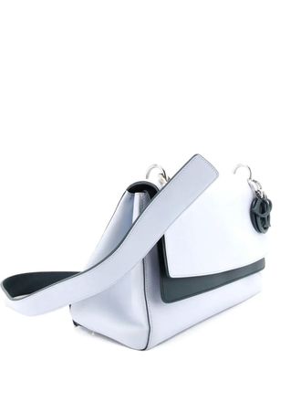 Dior Be Dior Double Flap Bag Leather Medium shoulder bag - Blauw