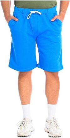 La Martina Sportieve Shorts - Heren - Korte Broeken - Blauw - 2XL - Katoen - Korte Broeken