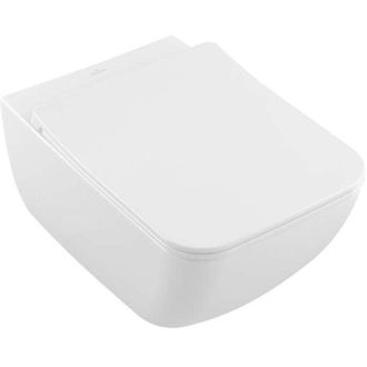 Villeroy & Boch Venticello - Inodoro Suspendido Con Asiento Softclose, Directflush, Blanco Alpino 4611rl01