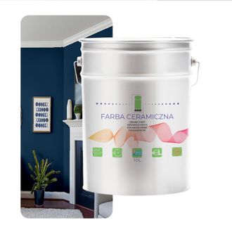 OEM Pintura Cer&aacute;mica Para Paredes, Lavable, Azul Marino, 10 L, Polonia