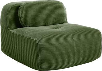 Urban Meuble Sill&oacute;n modular en pana verde