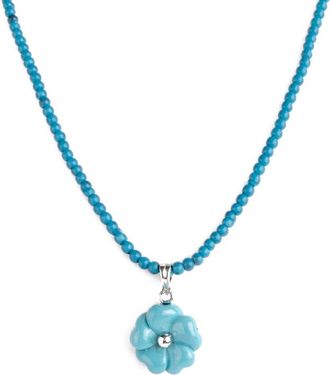 Jewelmak 14K Turquoise Necklace