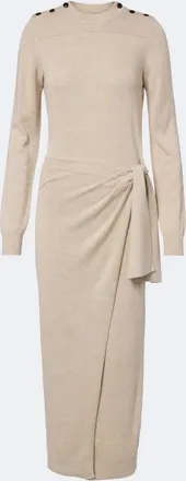 Isabel Marant Jozira draped sweater dress