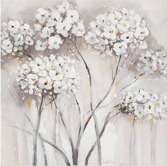 Schubiger M&ouml;bel Bild Weisse Hortensien 2 40x40 cm