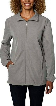 Hang Ten Water Repellant Hybrid Jacket In Gray