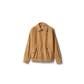Miu Miu Suede Jacket, Woman, Caramel, Size 36